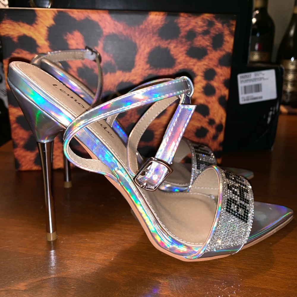 NIB 💕Barbie ✨ Tingz 💕 Rhinestone Stiletto Heels - Picture 2 of 8